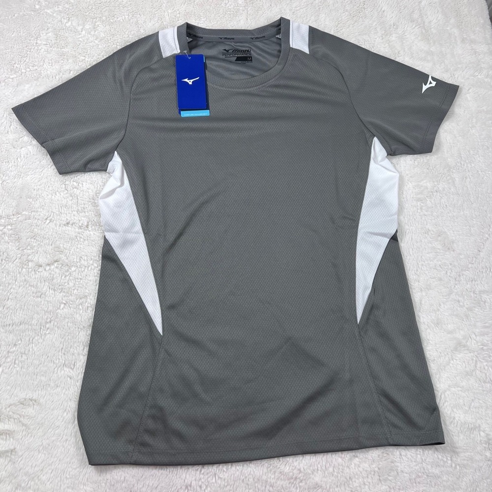 Mizuno Womens Softball Crew Neck Jersey Charcoal White 350718.9200.05.M Size M